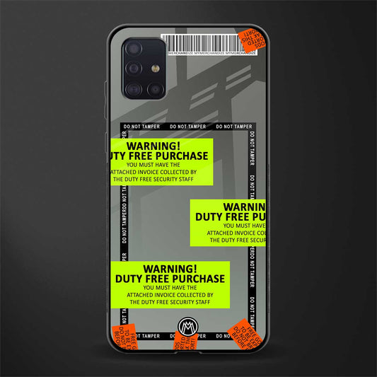 duty free purchase glass case for samsung galaxy a71 image