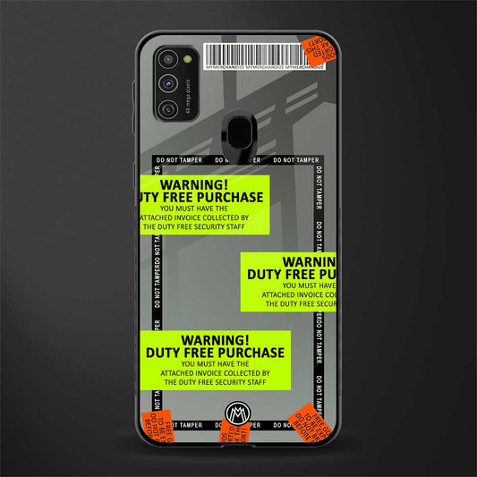 duty free purchase glass case for samsung galaxy m21 image