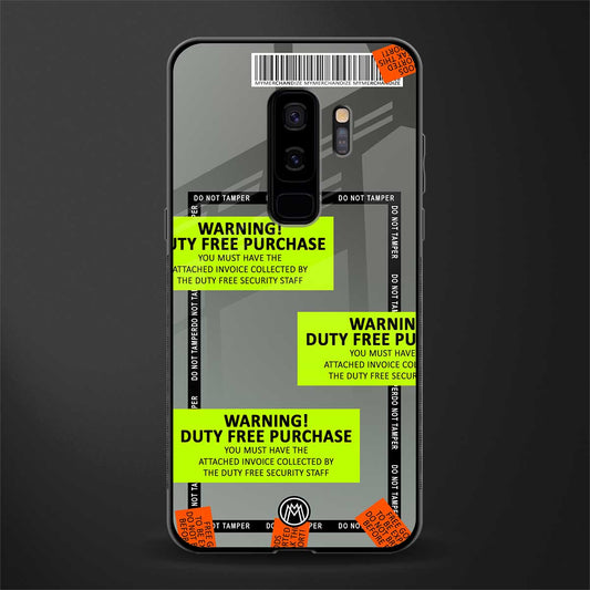 duty free purchase glass case for samsung galaxy s9 plus image