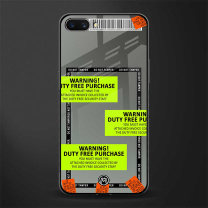 duty free purchase glass case for realme c1 image