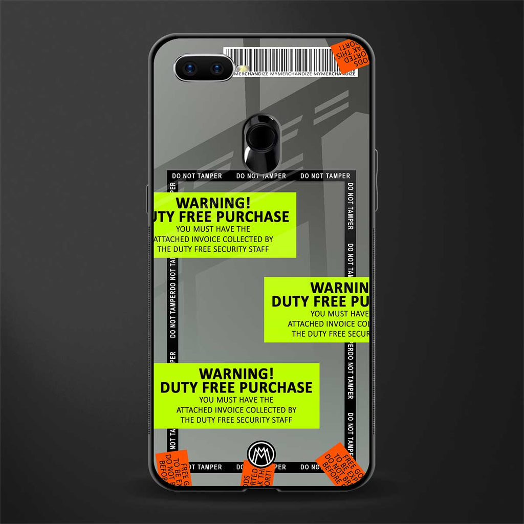 duty free purchase glass case for oppo a7 image