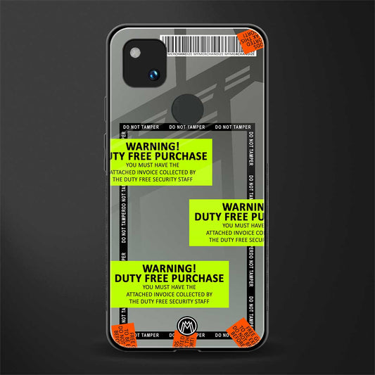duty free purchase back phone cover | glass case for google pixel 4a 4g