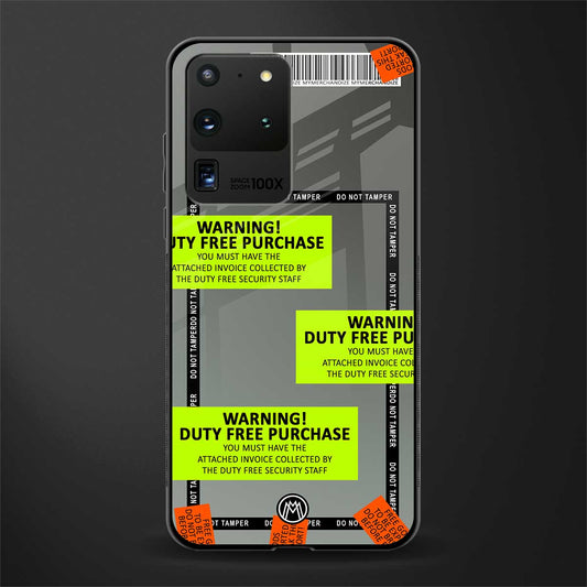 duty free purchase glass case for samsung galaxy s20 ultra image