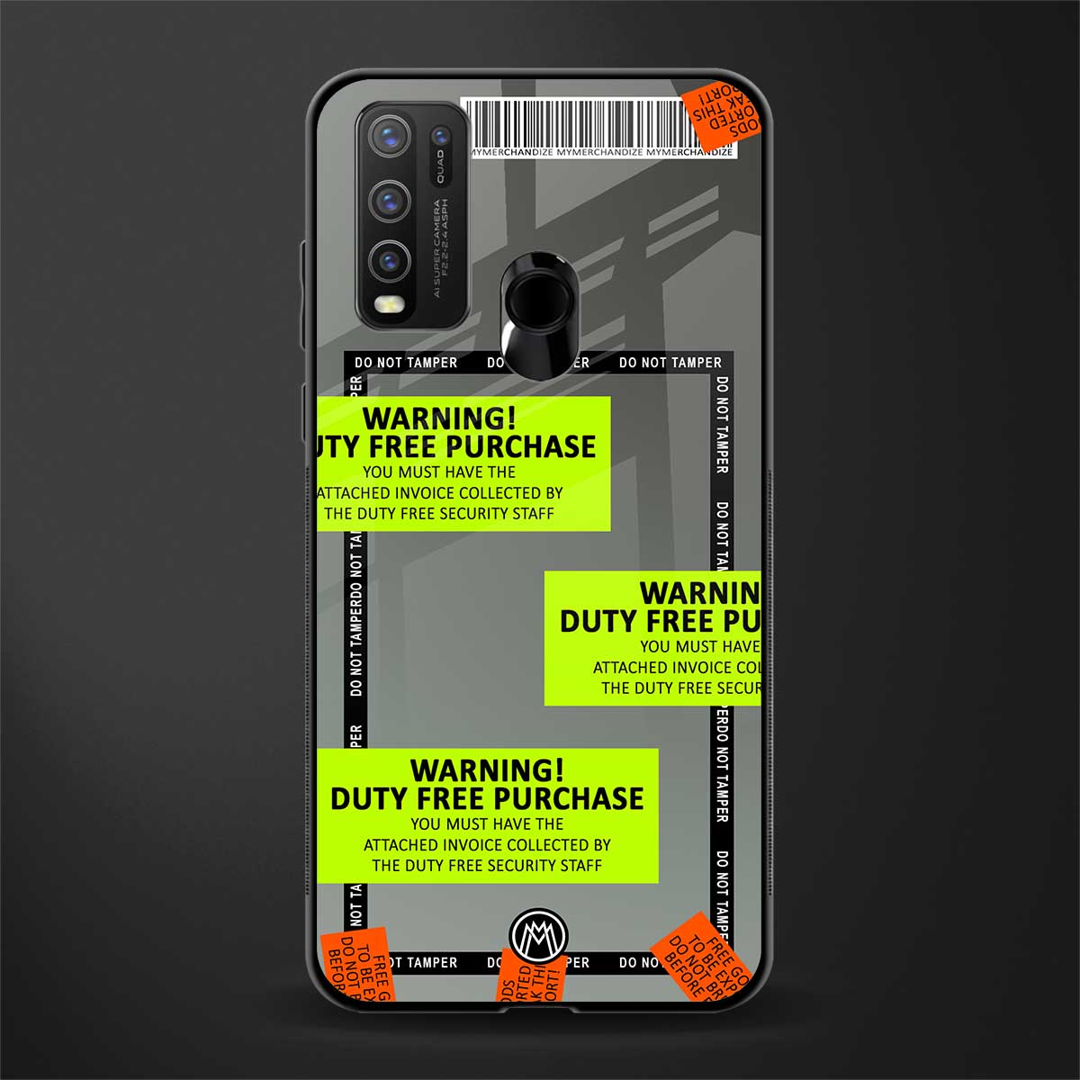 duty free purchase glass case for vivo y50 image