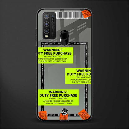 duty free purchase glass case for vivo y50 image