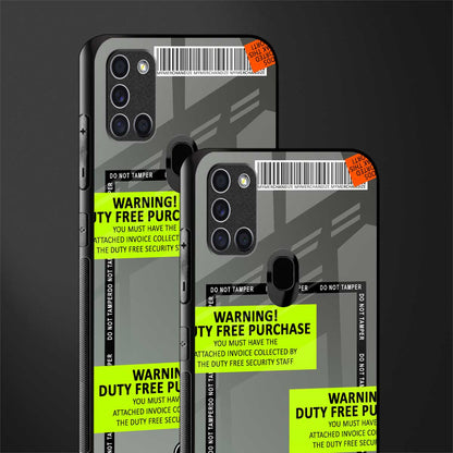 duty free purchase glass case for samsung galaxy a21s image-2