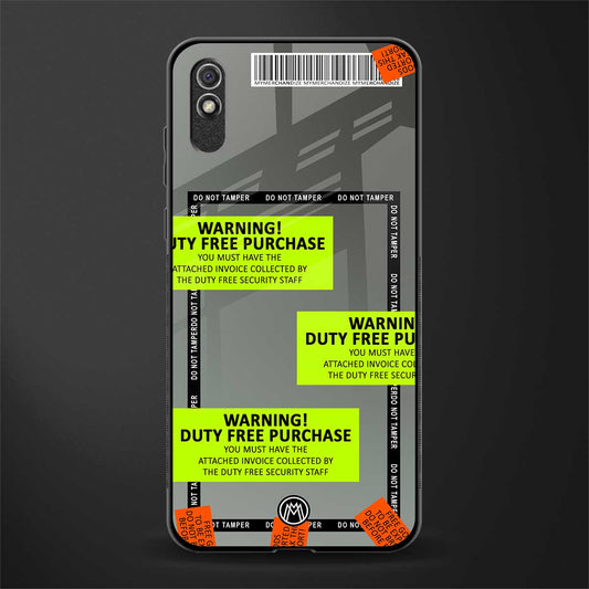 duty free purchase glass case for redmi 9i image
