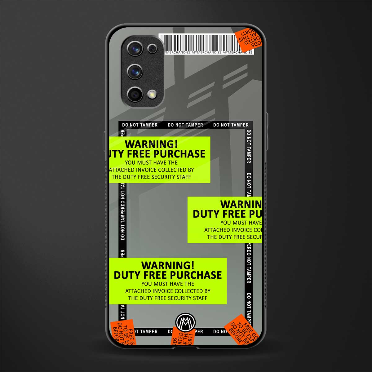 duty free purchase glass case for realme 7 pro image