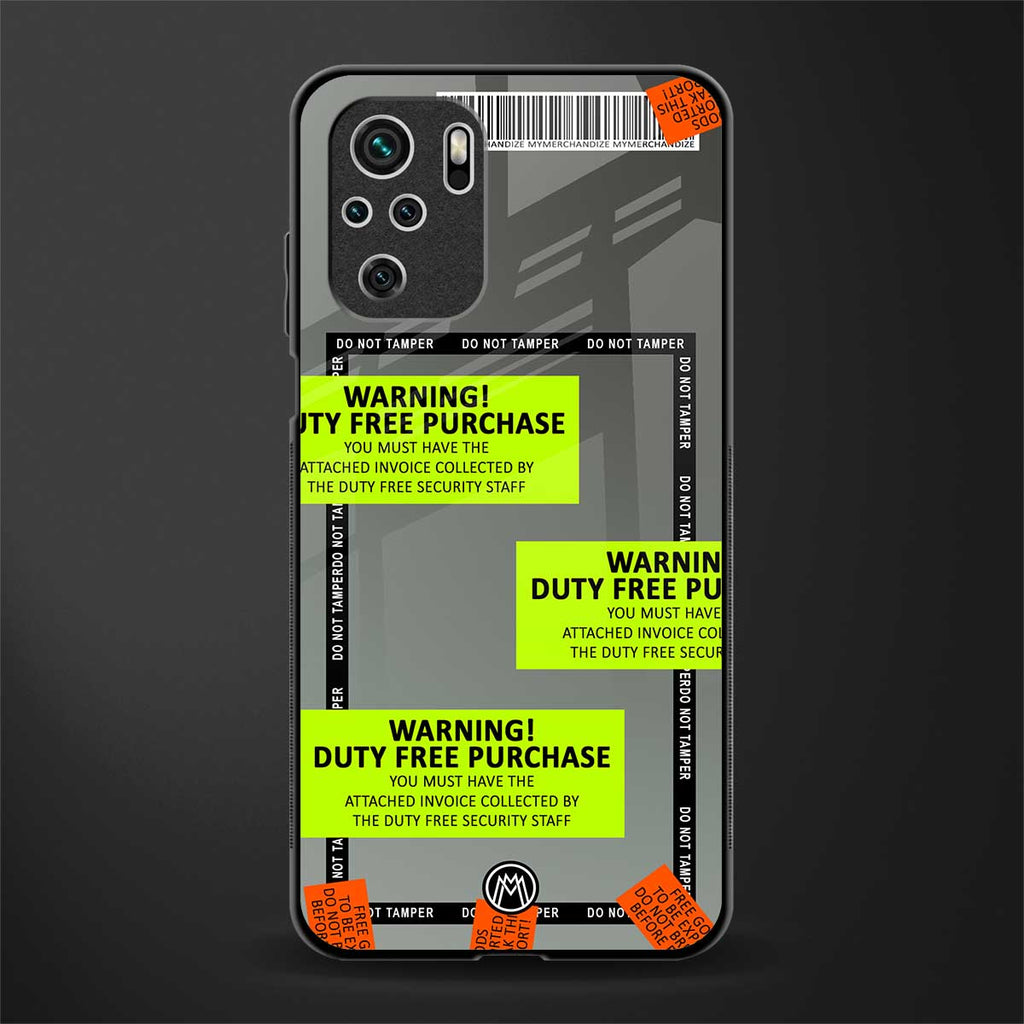 duty free purchase glass case for redmi note 10s image