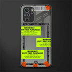 duty free purchase glass case for redmi note 10s image