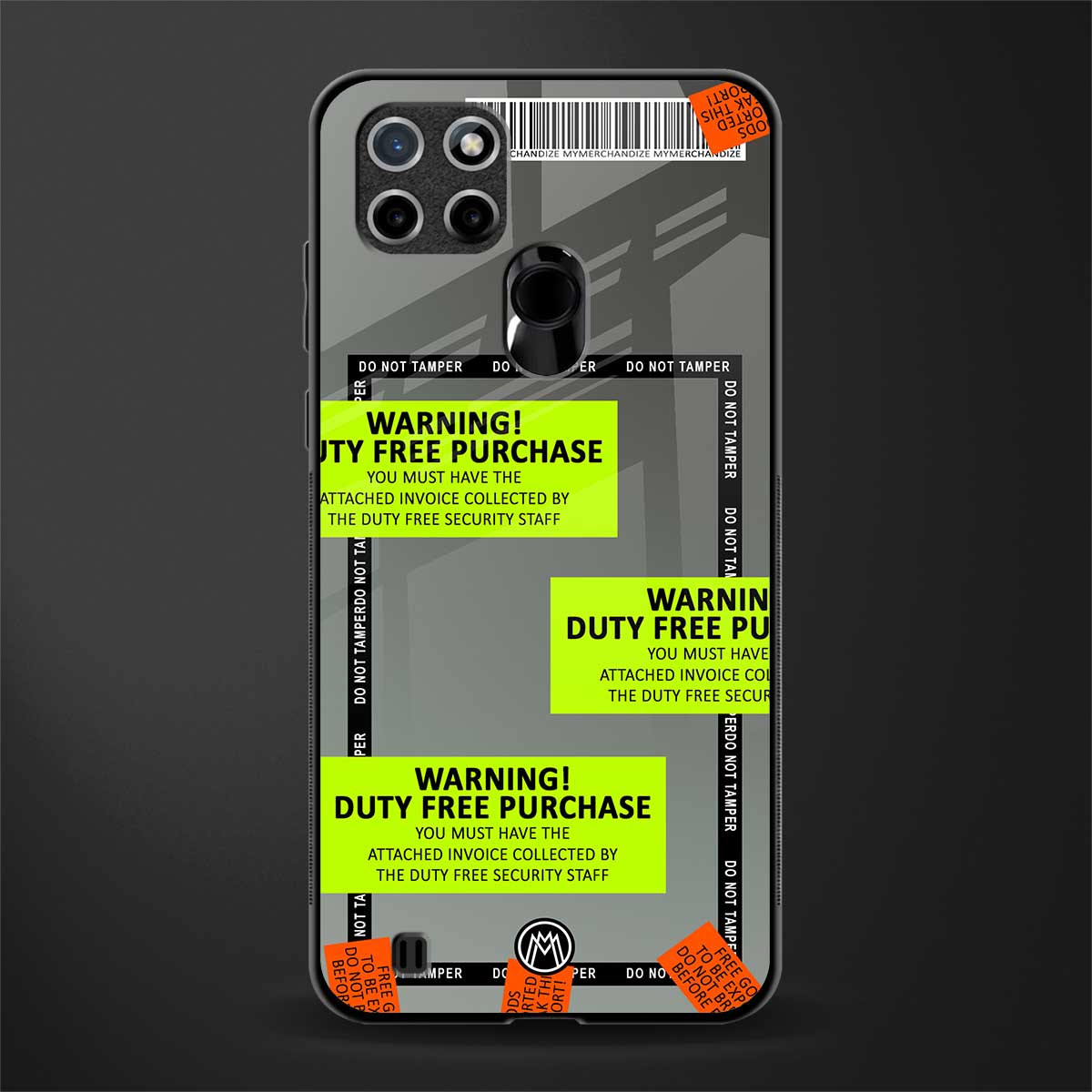 duty free purchase glass case for realme c21 image
