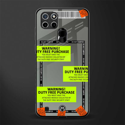 duty free purchase glass case for realme c21 image