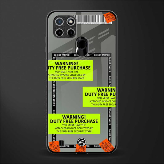 duty free purchase glass case for realme c21 image