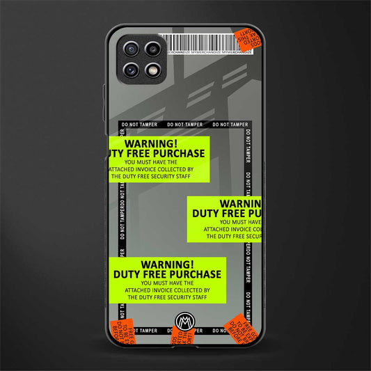 duty free purchase glass case for samsung galaxy a22 5g image