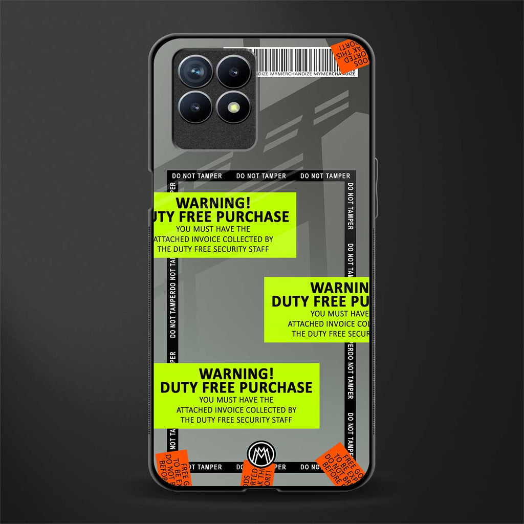 duty free purchase glass case for realme 8i image