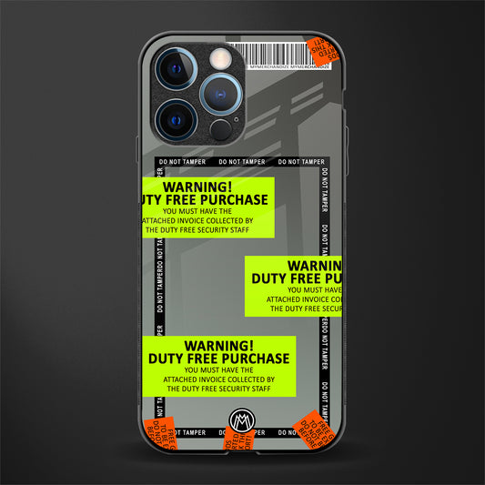 duty free purchase glass case for iphone 12 pro image