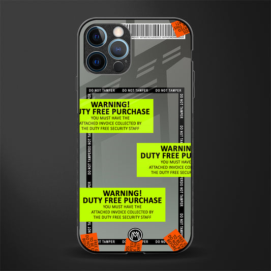 duty free purchase glass case for iphone 12 pro max image