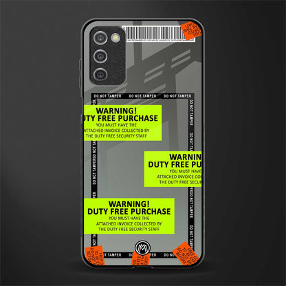 duty free purchase glass case for samsung galaxy a03s image