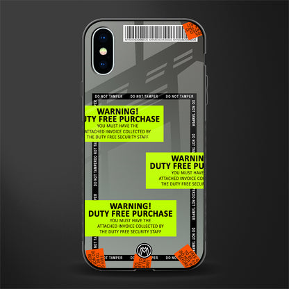 duty free purchase glass case for iphone x image