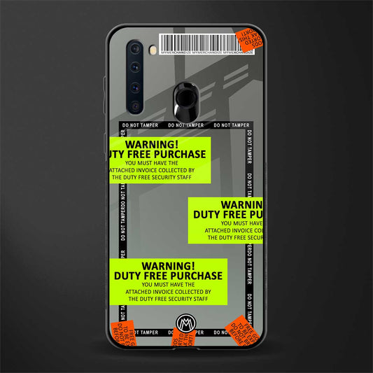 duty free purchase glass case for samsung a21 image
