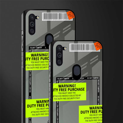 duty free purchase glass case for samsung galaxy m11 image-2