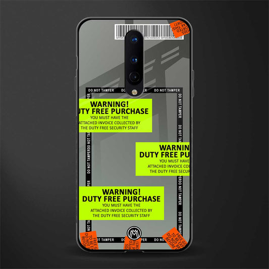 duty free purchase glass case for oneplus 8 image