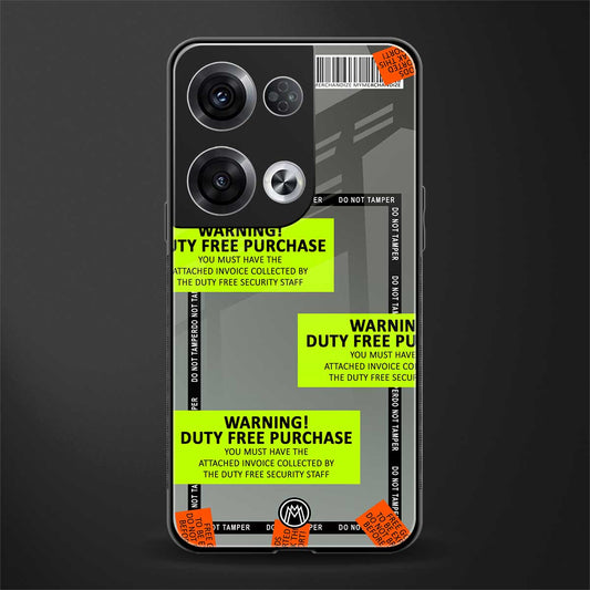 duty free purchase back phone cover | glass case for oppo reno 8
