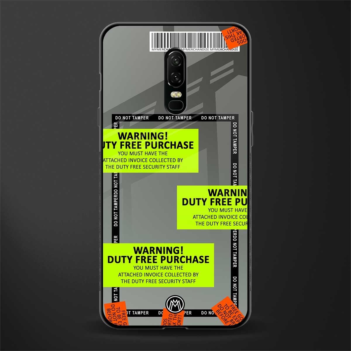 duty free purchase glass case for oneplus 6 image