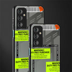 duty free purchase back phone cover | glass case for samsung galaxy f23 5g