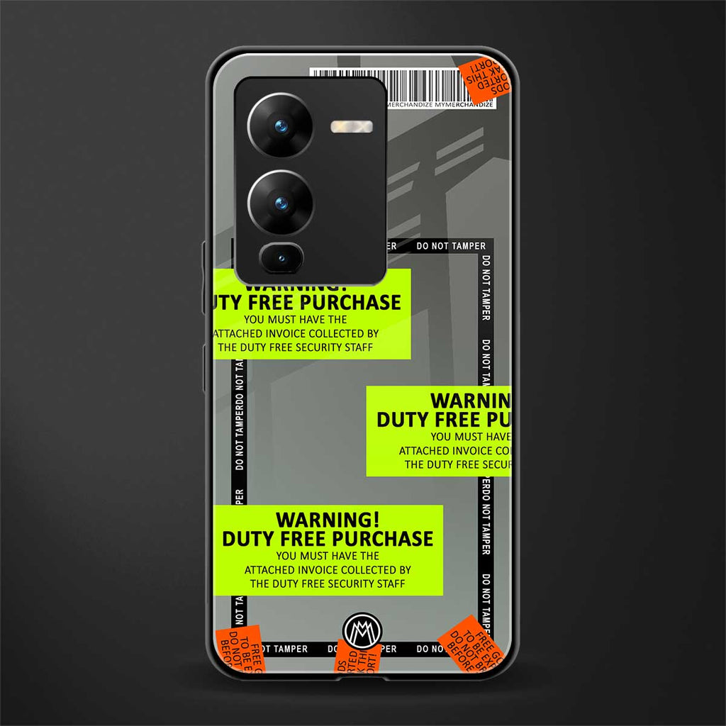 duty free purchase back phone cover | glass case for vivo v25 pro 5g