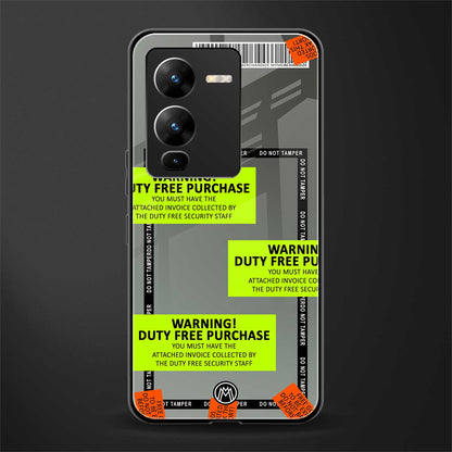 duty free purchase back phone cover | glass case for vivo v25 pro 5g