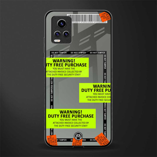 duty free purchase back phone cover | glass case for vivo v21e 4g