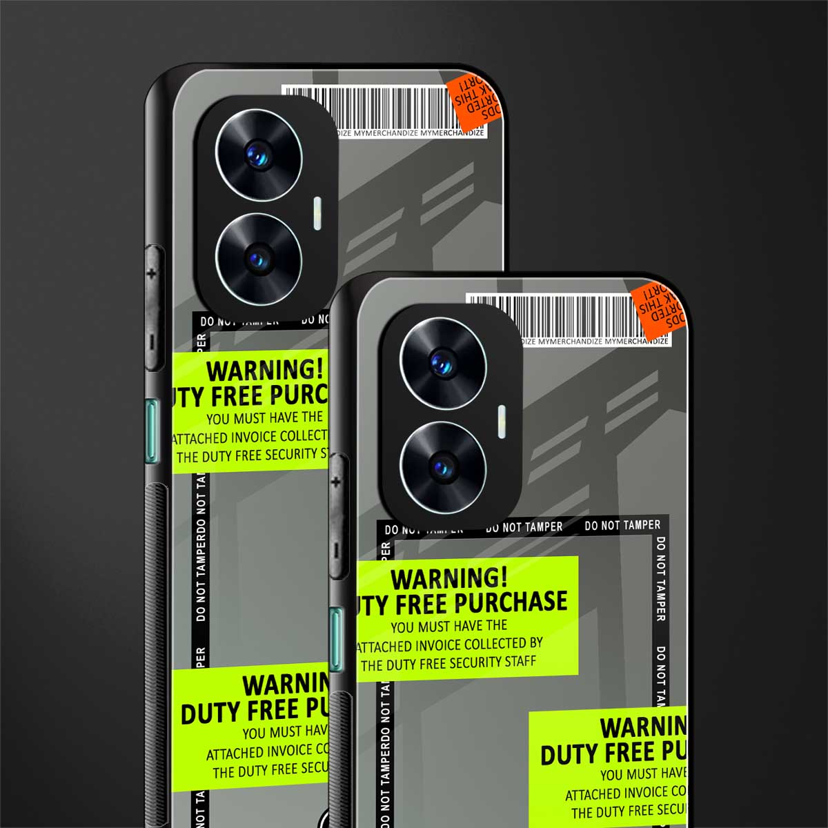 duty free purchase back phone cover | glass case for realme c55
