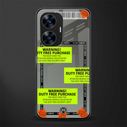 duty free purchase back phone cover | glass case for realme c55