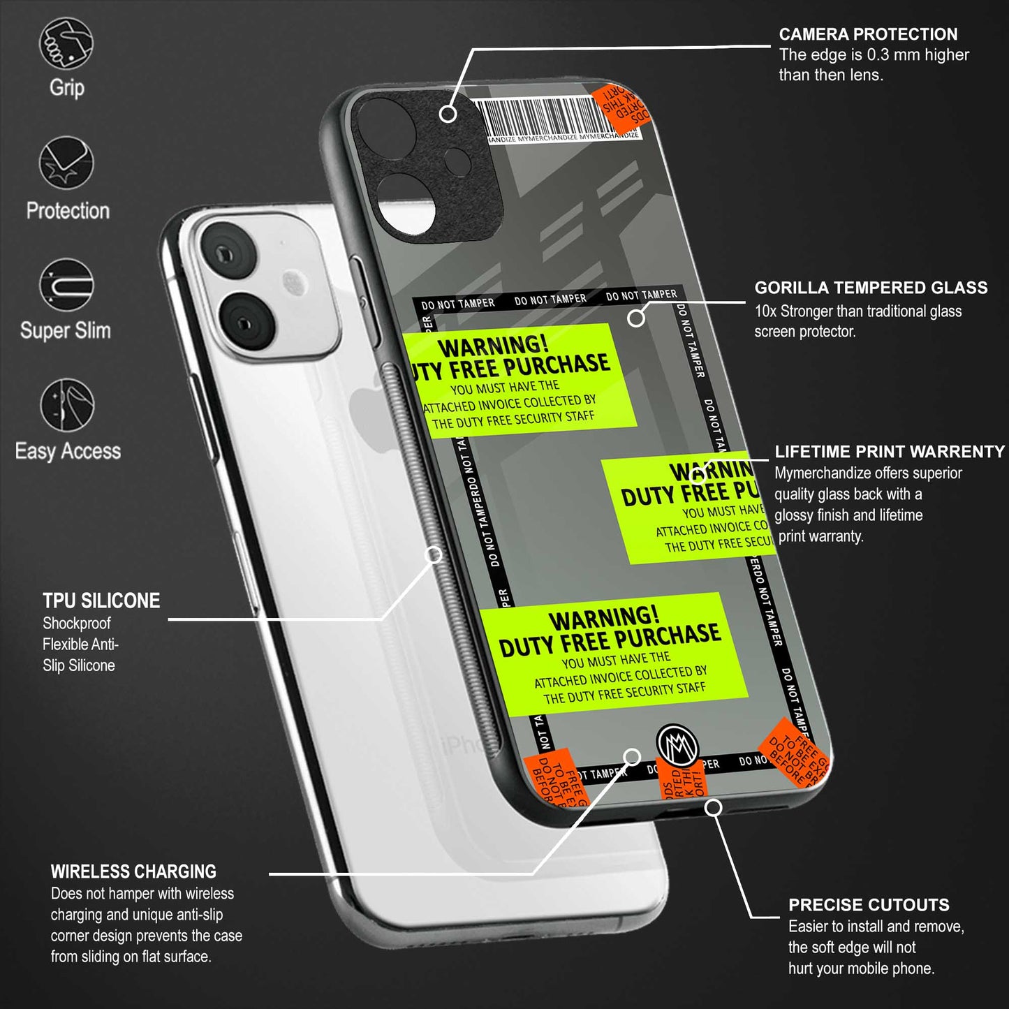duty free purchase back phone cover | glass case for vivo v21e 4g