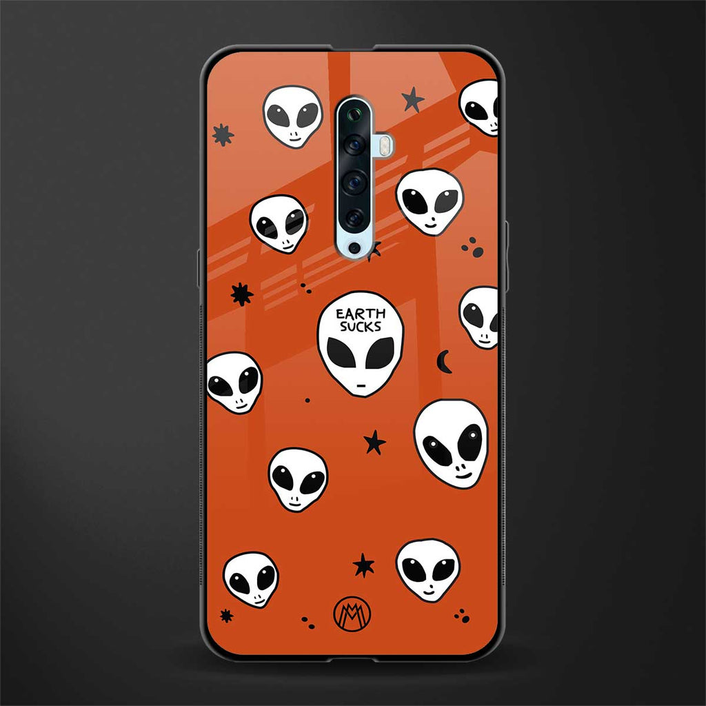 earth sucks glass case for oppo reno 2z image