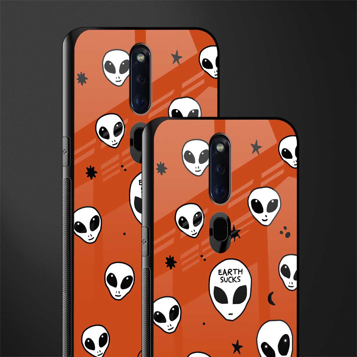 earth sucks glass case for oppo f11 pro image-2