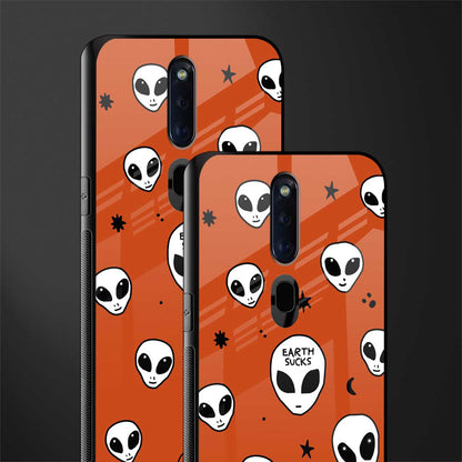 earth sucks glass case for oppo f11 pro image-2