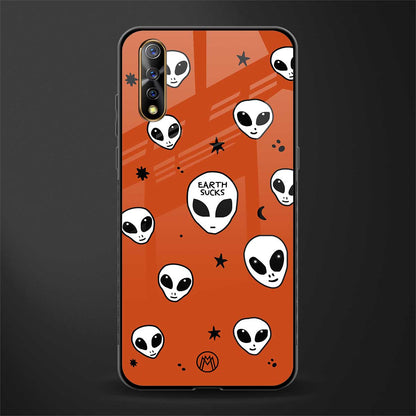 earth sucks glass case for vivo s1 image