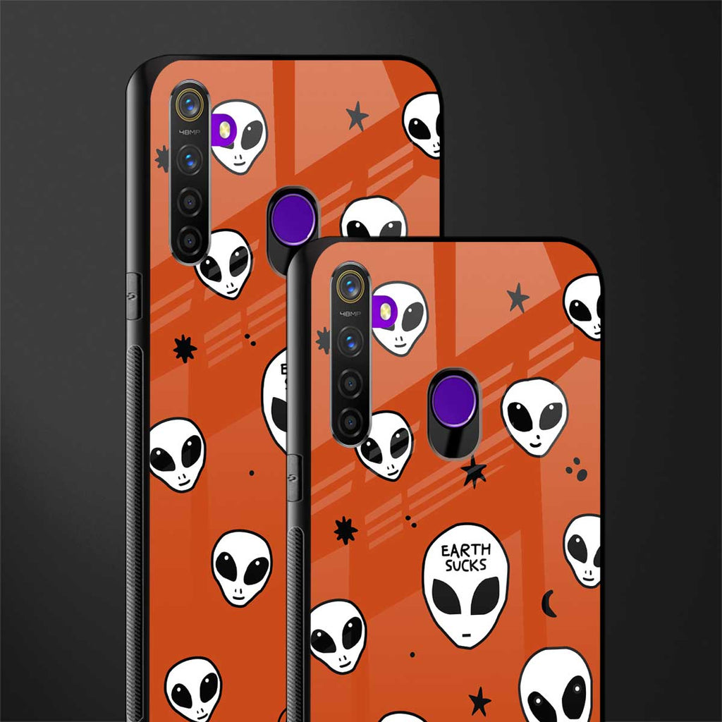 earth sucks glass case for realme 5i image-2