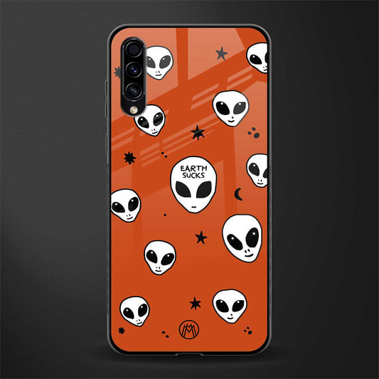 earth sucks glass case for samsung galaxy a70 image