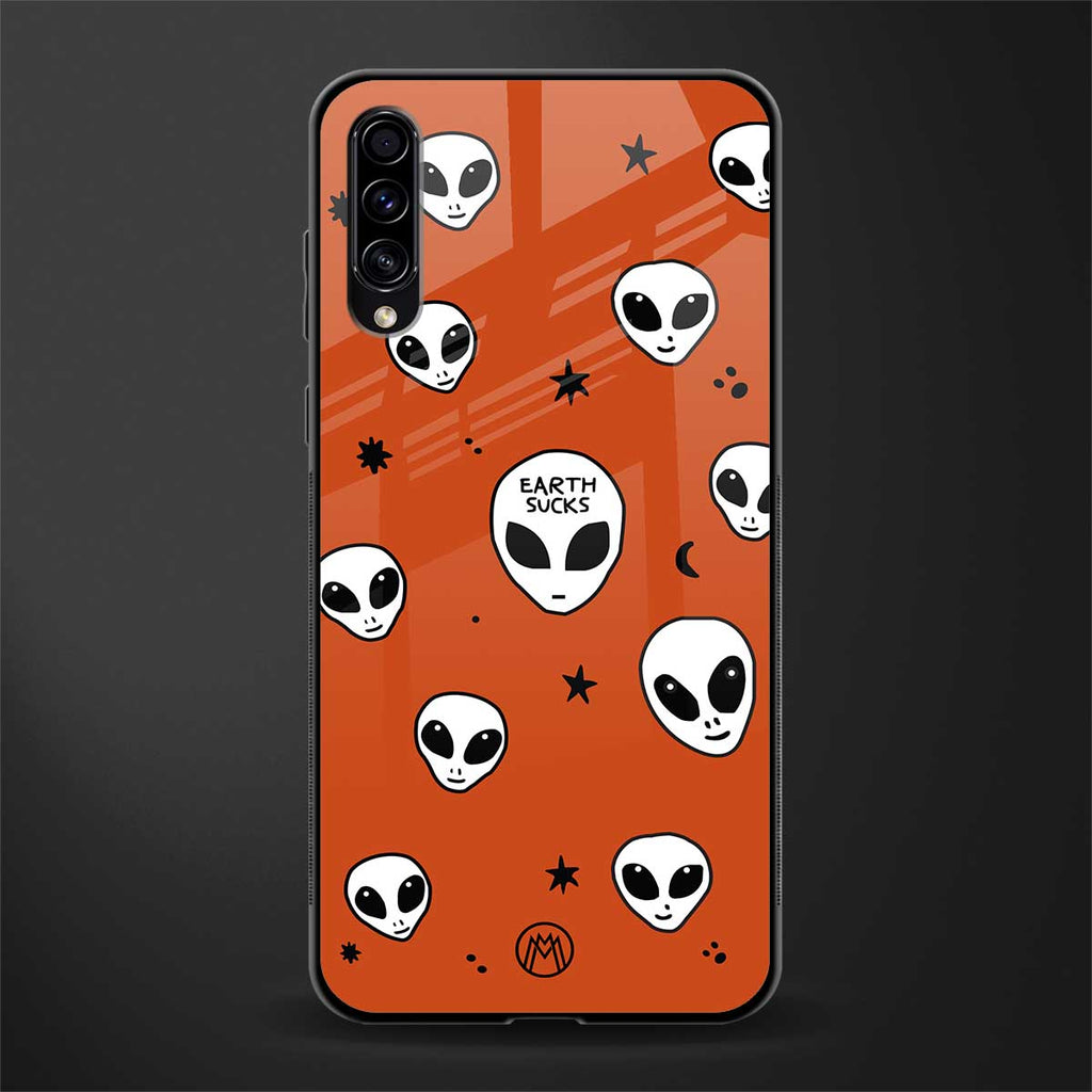earth sucks glass case for samsung galaxy a70s image