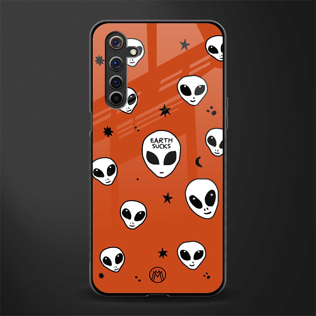 earth sucks glass case for realme 6 pro image