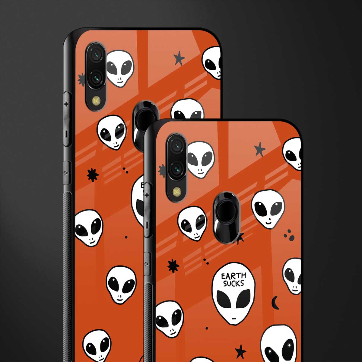earth sucks glass case for redmi 7redmi y3 image-2