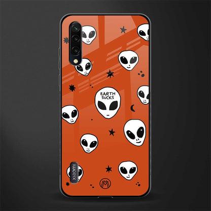 earth sucks glass case for mi a3 redmi a3 image