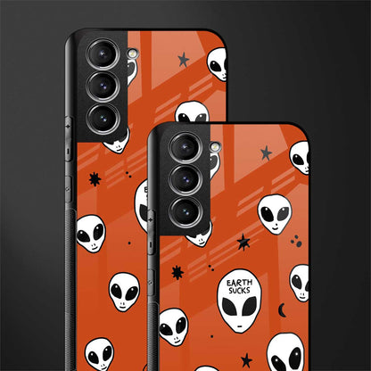 earth sucks glass case for samsung galaxy s21 plus image-2
