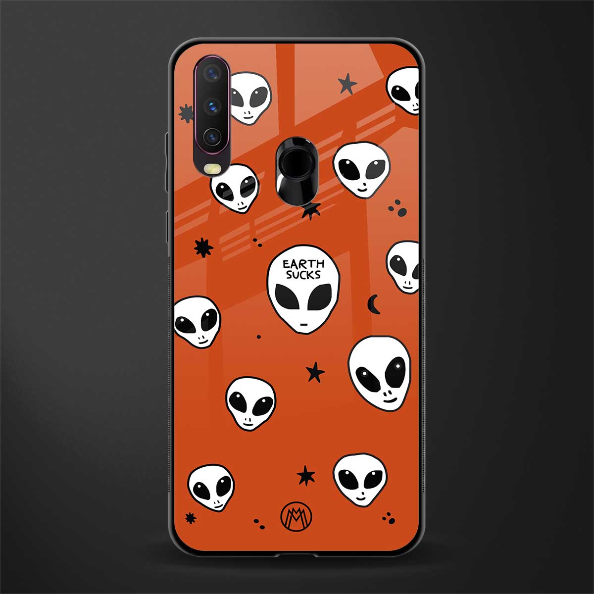 earth sucks glass case for vivo y17 image