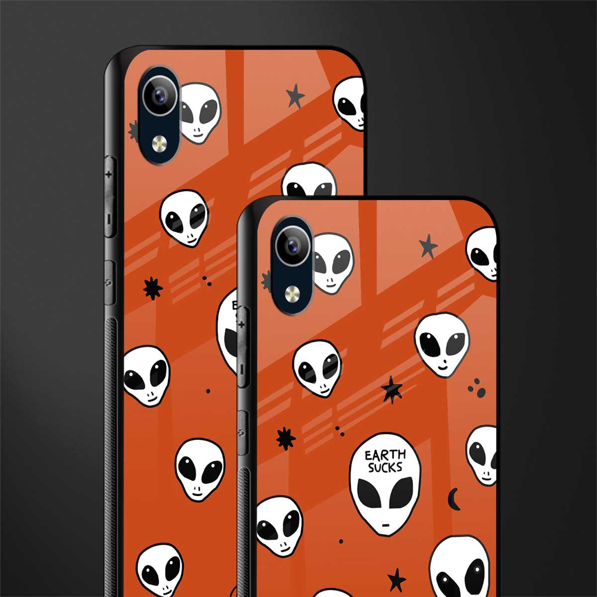 earth sucks glass case for vivo y1s without fingerprint image-2