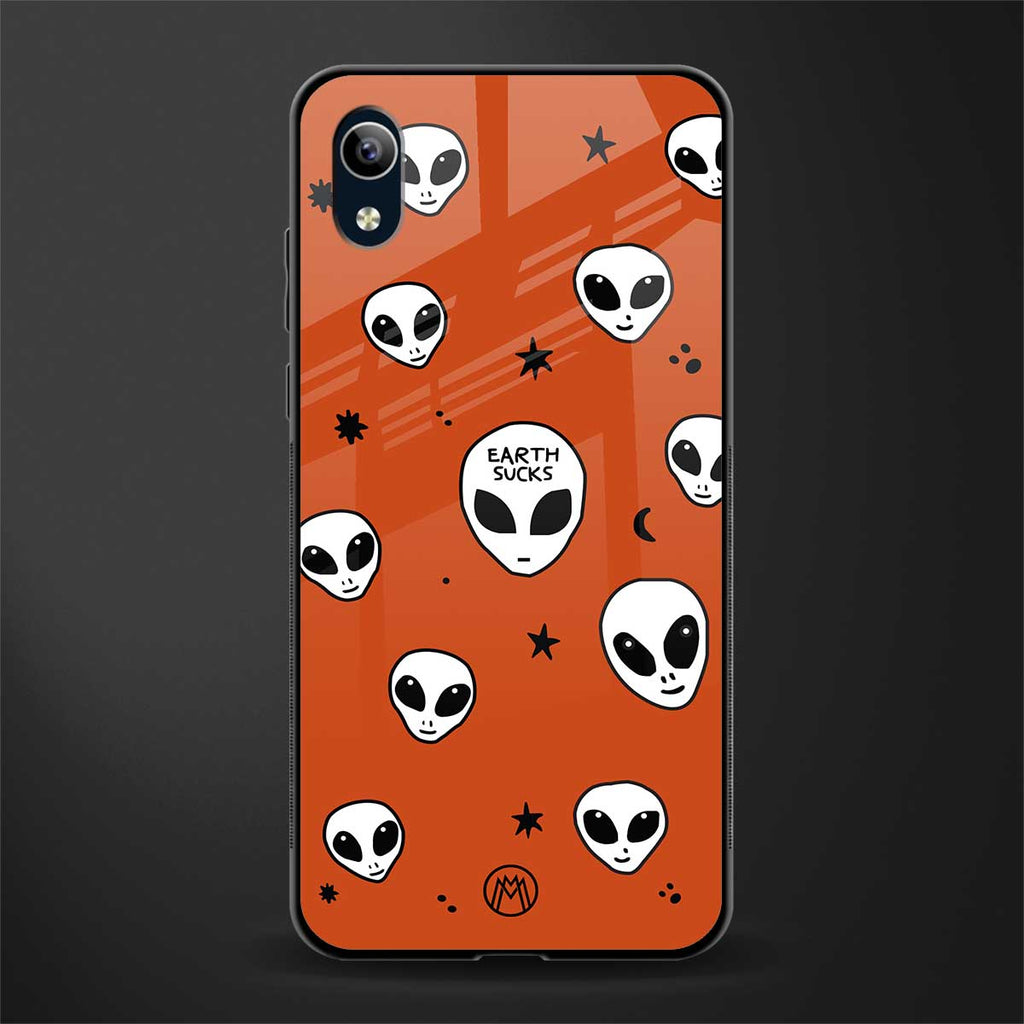 earth sucks glass case for vivo y91i image