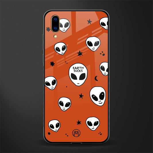 earth sucks glass case for vivo v11 pro image